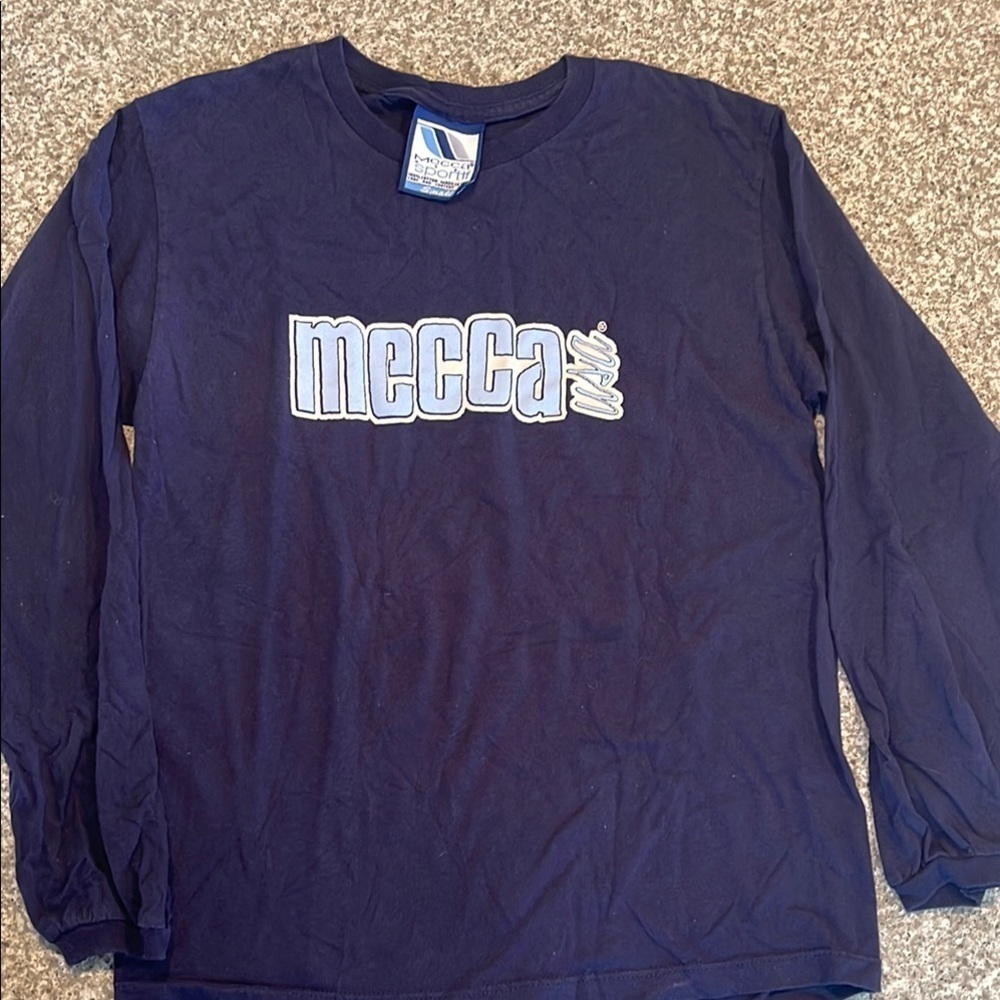 Vintage skate Mecca Navy Long Sleeve Shirt